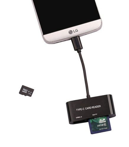 3in1 USB Type C Micro SD SDHC TF SD CARD Memory Card Reader OTG Adapter PC - 第 2/11 張圖片