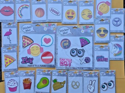 Peel & Sticker Adhesive Patches Customize Anything - MANY ITEMS - YOU PICK - NEW