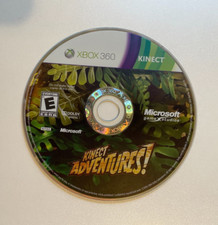 Kinect Adventures (Microsoft Xbox 360, 2010) Game Only, No Case *Tested & Works*