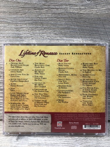 TIME-LIFE MUSIC-LIFETIME OF ROMANCE-SECRET RENDEZVOUS 2 CD SET (BRAND NEW/SEALED - Picture 2 of 2