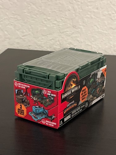 Jurassic World Rebirth CAPTIVZ DINORAMA T-REX Dinosaurier Landeszene 14 Stk. Käfig NEU - Bild 3 von 6