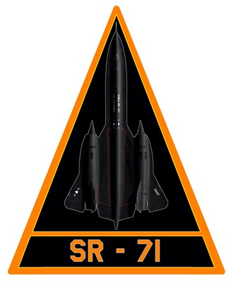 AUFKLEBER LOCKHEED BLACKBIRD WAPPEN ABZEICHEN SQUADRON FLUGZEUG STICKER AV059