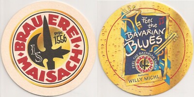 Brauerei Maisach - Bierdeckel ''Bavarian Blues''