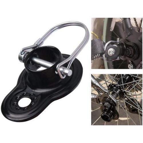 Fahrrad Anhängerkupplung mit Sicherungsstift Kinderwagen Stahl Kupplung Adapter - Bild 9 von 16