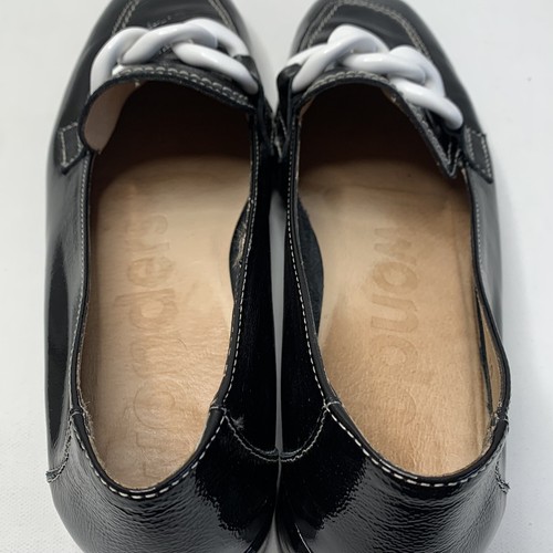 Mocasines de cadena WONDERS Mohawk charol negro talla 39 | Espuma viscoelástica | Zapato España Usado en Excelente Condición - Imagen 9 de 13