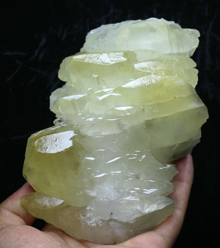 2.01lb New find natural yellow Calcite Crystal cluster mineral specimen/China - Picture 4 of 10