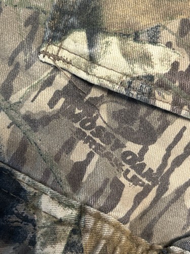 Vintage Duxbak Mossy Oak Camo Insulated Hunting Bib Overalls 2X 46-48 Made USA - Picture 3 of 8