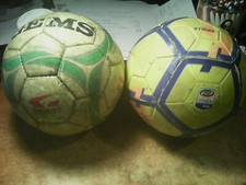  PALLONE ' GEMS OLIMPICO 4  1979 ' +  PALLONE ' NIKE SERIE A TIM  2017 - 2018 ' 