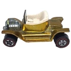 Hot Wheels Redline Hot Heap Car 1968 Gold White Interior Made in United States