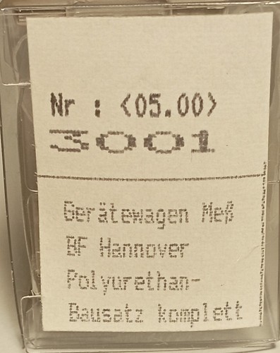 Reinhard Merlau Modellbau RMM 05.003.001 GW-Mess BF Hannover MB 711 neu in OVP - Bild 6 von 6
