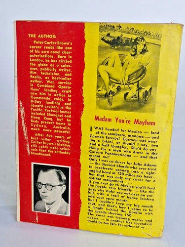 Carter Brown Madam you’re Mayhem (1957) - Picture 2 of 5
