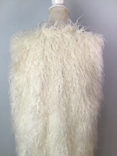 New French Connection Chicago Fur Gillet Cardigan Vest - Picture 8 of 11