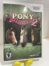 Pony Friends 2 (Nintendo Wii, 2010) CIB Complete with Manual