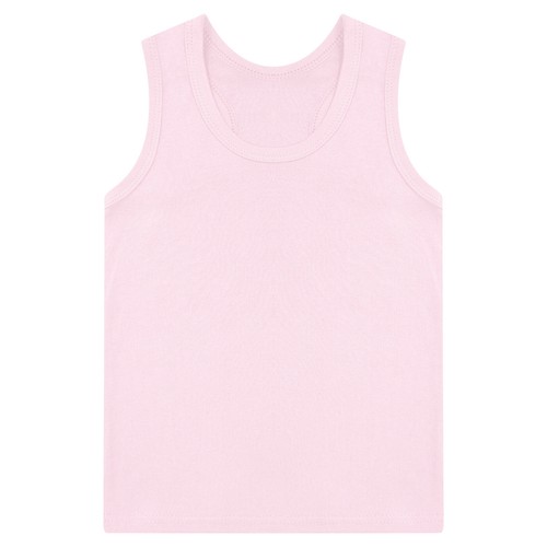 Kids Girls Vest Soft Top Round Neck Tank Sleeveless Underwear Training Sports - Picture 39 of 57