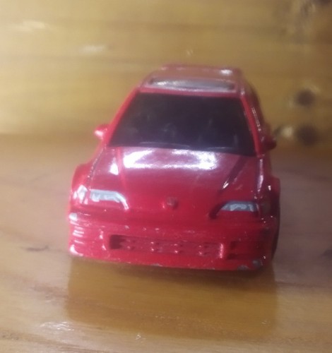 HOT WHEELS 1:64 DIECAST 2013 1990 HONDA CIVIC EF HATCH RED LOOSE HW CITY VG+ - Picture 2 of 5