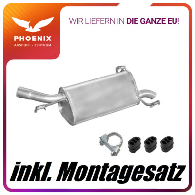 1.4 Twinport inkl Auspuff Endschalldämpfer Opel Corsa C 1.2 /& 1.2 Montagesatz