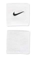 Nike Swoosh Double Wrist Band Run Basketball White 2PCS Wristband AC2286-924