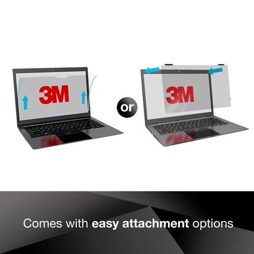 3M Privacy Filter for 13.3 Inch Widescreen Laptop, COMPLY Attachment - Picture 5 of 7