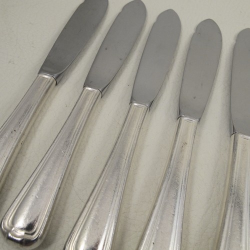 CROMWELL by WORLD TABLEWARE Amsilco Set 10 Fish Knives Hotel Silver Silverplate - Picture 4 of 4