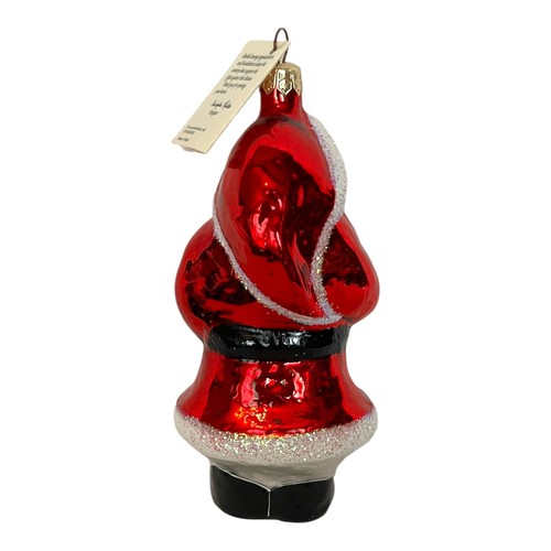 1994 NWT Christopher Radko 6" Ornament A Gifted Santa Hand Blown Glass w/ Box - Imagen 4 de 11