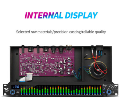 Digital Equalizer EQ Noise Reduction w/ Spectrum Display 31 Band KTV TKL T531 US
