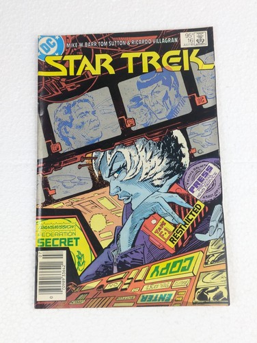 Star Trek DC Comics Issue No 16 Newsstand Comic Book