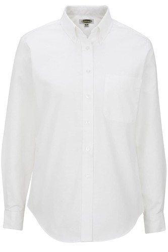 *NEW* Edwards Ladies Long Sleeve Oxford Easy Care Blouse Uniform Shirt 5077 - Picture 3 of 5