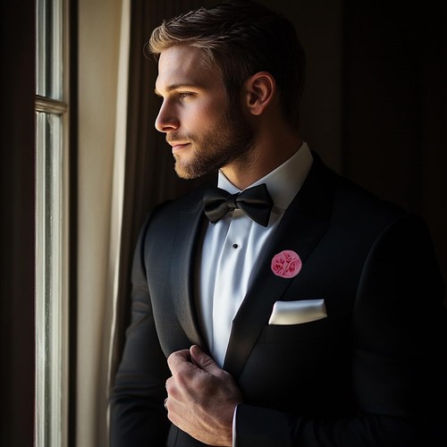 10 Pcs Groom Boutonnieres Rose Boutonnieres Pins for Men Wedding Ceremony Ann... - Picture 6 of 7