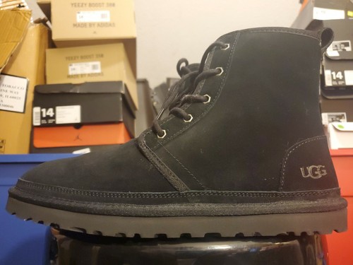 NEW UGG Boots Chukka Ankle HARKLEY Black Men's Size 11 - Picture 1 of 6