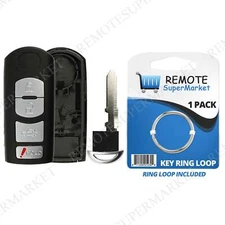 Shell Case For 2013 2014 2015 2016 2017 Mazda 3 Keyless Entry Remote Key Fob