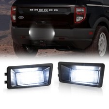 6000k Full LED License Number Plate Tail Light For Ford Bronco Sport 2021-2023