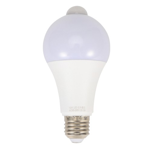 Infrared Body Sensor Bulb E27 Motion Sensor Bulb (voltage 85-265V) 12W - Picture 6 of 17
