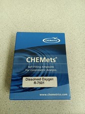 CHEMetrics R-7501 74341 Self-Filling Ampoules Colorimetric Analysis Dissolved...
