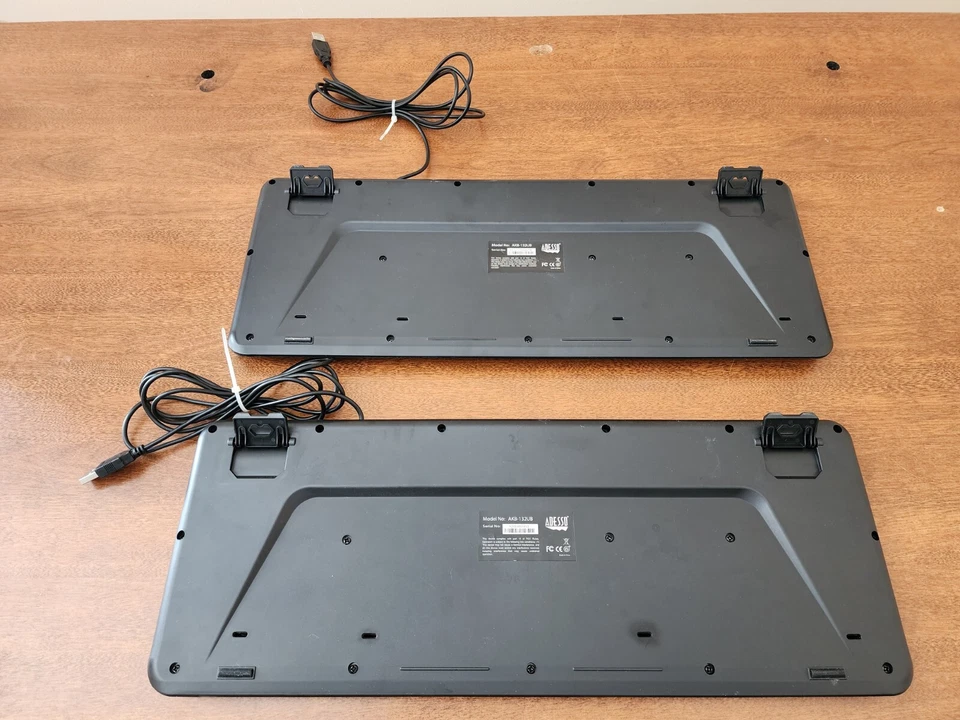 Adesso AKB-132HB-Multimedia Desktop Keyboard-Black-132 Wired-Easy Touch-2 Units - Image 2 of 2