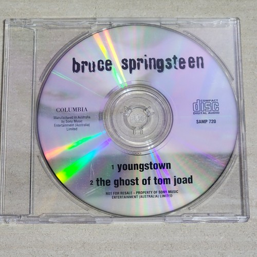 Bruce Springsteen Youngstown / The Ghost Of Tom Joad AUSTRALIA Promo CD Single