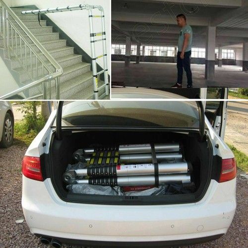 2025 Multi Purpose Aluminum Telescopic Ladder Folding Extension Step Non-Slip - Picture 10 of 31