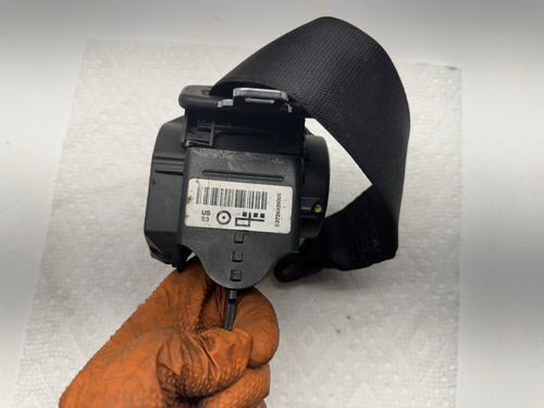 2012 2013 2014-2016 BMW 328I F30 REAR LEFT DRIVER SIDE SEAT BELT BLACK 7259390 - Picture 4 of 7