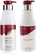 Mon Platin Black Caviar Hair Conditioner & Shampoo For Colored Hair Set