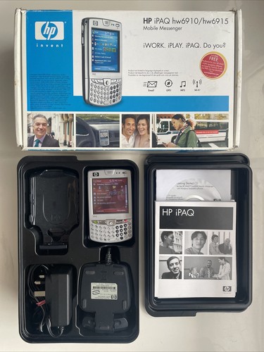 HP iPAQ HW6915 Vintage Handheld GSM Mobile Messenger Smartphone. BOXED. - Picture 1 of 15