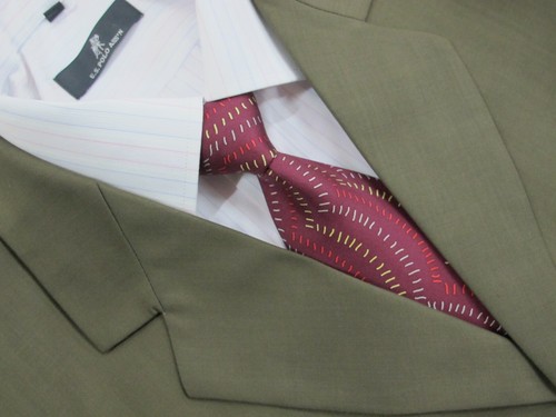 Corbata de diseñador Warrina Designs 100 % seda para hombre auténtico arte aborigen australiano - Imagen 5 de 6
