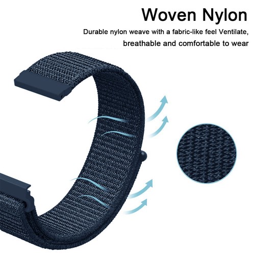 Für Galaxy Watch 3 41 mm 45 mm Uhrenband Nylon weicher Ersatz 20 mm 22 mm Armband - Bild 2 von 28