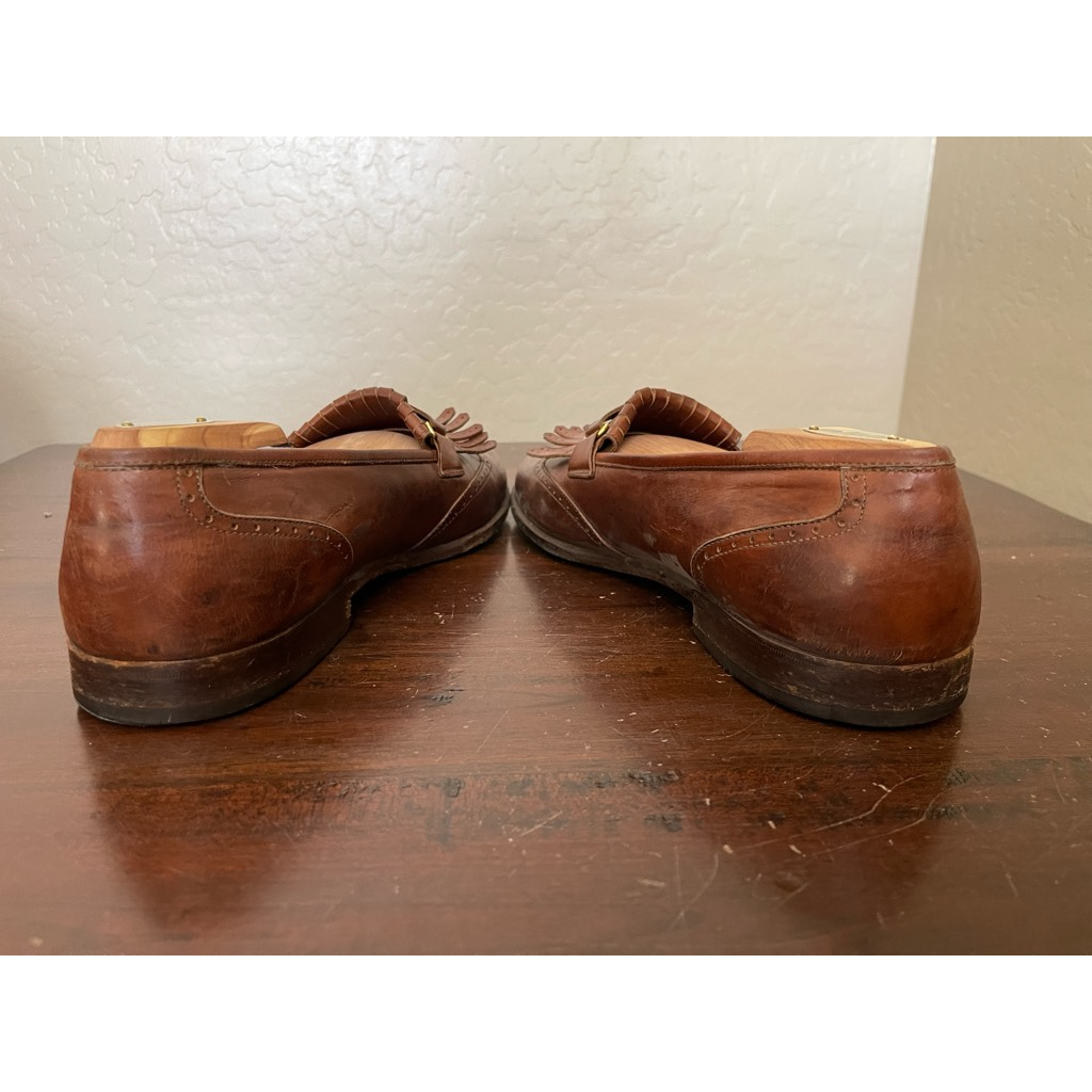 Salvatore Ferragamo Mens Kiltie Loafer Dress Shoes Brown  display picture 2