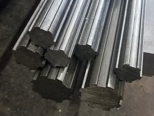 Keilwelle, Lagerauflösung, 6x21x25, 6x26x32, 8x36x42, C45 - Bild 1 von 4