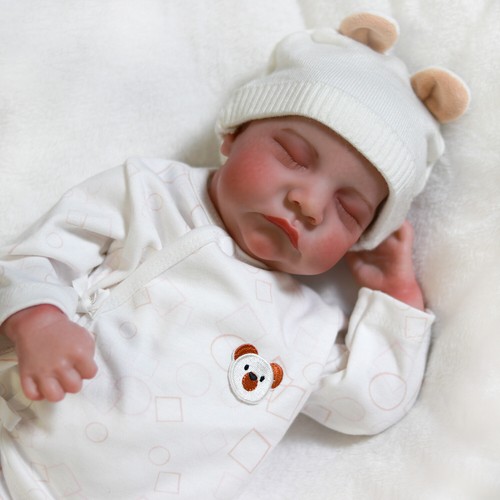 Twins Reborn Dolls Realistic Real Baby Boy/Girl Vinyl Silicone Newborn Doll Xmas - Picture 4 of 14