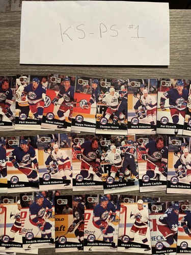 1991 Pro Set Proset Winnipeg Jets Lot Of 50 cards NHL, see photo - Picture 12 of 17