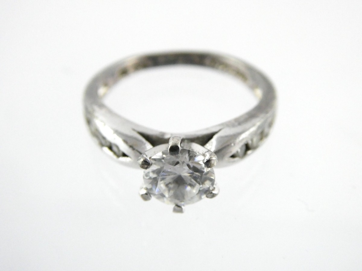 ☆nff☆ coincide ringwhite nff48 NF Sterling Silver White Cubic Zirconia Ring 925 Size 7