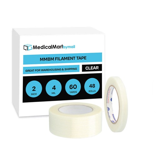 Intertape Ecomony Grade Filament Umreifungsband, 4 Mil Klar 2" x 60 Yds 48 Stück - Bild 2 von 8