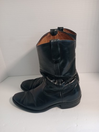 Vintage Red Wing Men's Boots, Black Leather Pull On Size 9 B 11354 1477 🔥 - Picture 3 of 17
