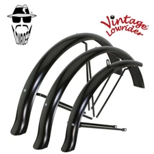 Original Lowrider 26" Hollow Tricycle Conversion 2 Rear & 1 Front BLACK Fender