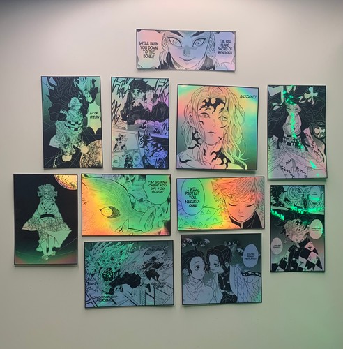 Manga Panel Demon Slayer Sticker Bundle - Anime Loptop Stickers - Picture 1 of 2